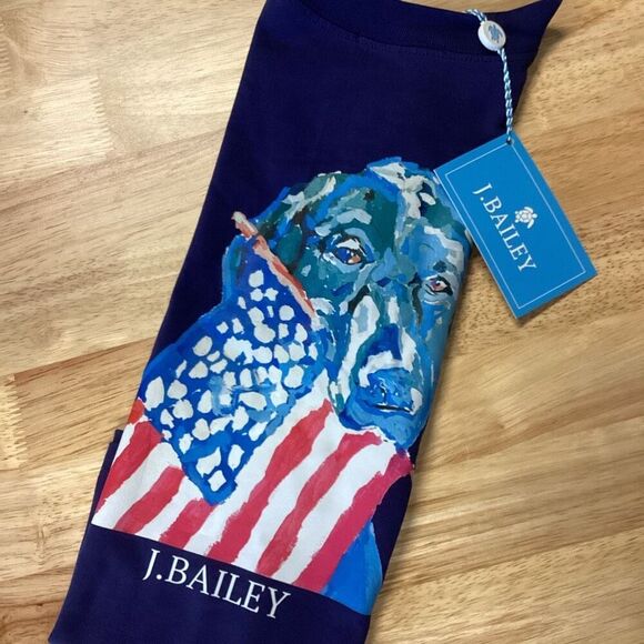 J.Bailey Other - NWT Boys J.Bailey Dog American Flag Shirt sleeve T-shirt